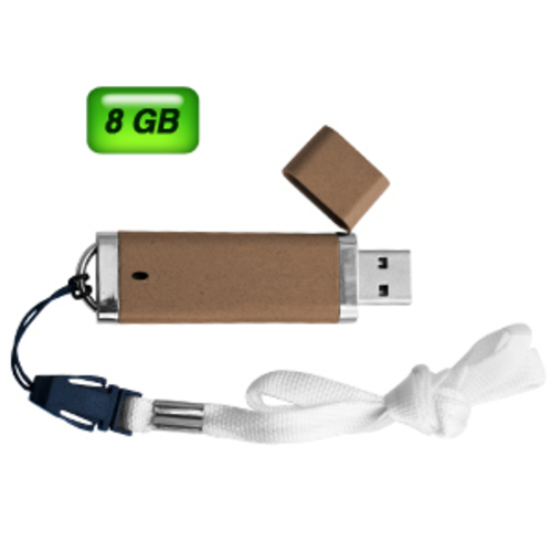 Memoria USB luxury ecológica 8 Gb.