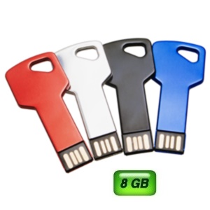 Memoria USB llave cuadrada 8 Gb.