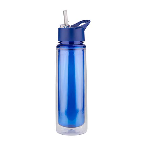 cilindro milo azul translúcido