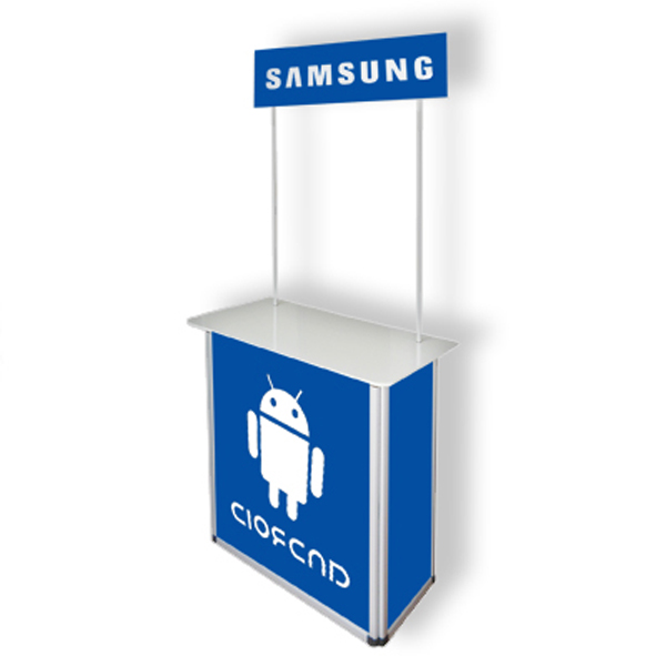DEMO STAND ALUMINIO Y MDF