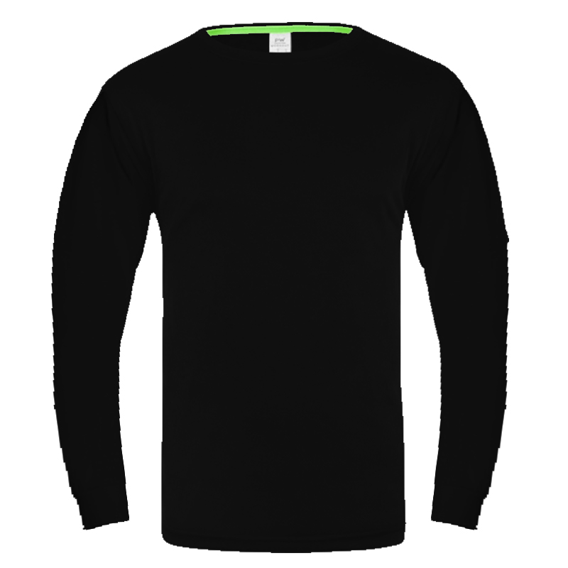 Playera Playerytees Deportiva Cuello Redondo Poliéster Manga Larga
