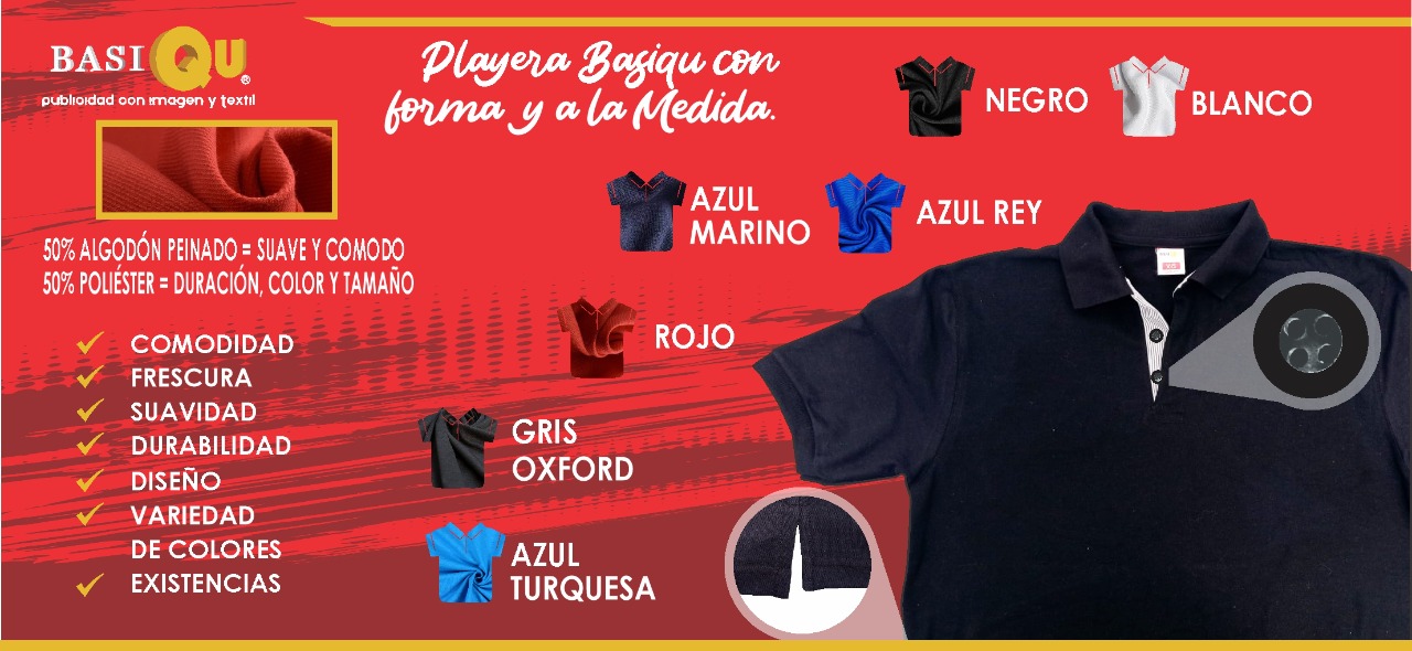 PLAYERA TIPO POLO BASIQU