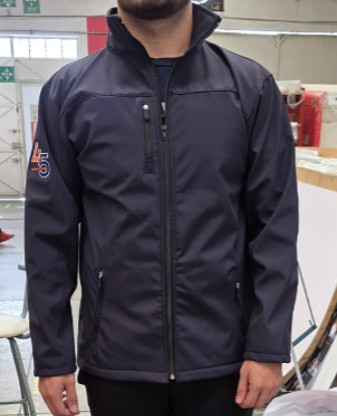 CHAMARRA MICROFIBRA TIPO NEOPRENO BOLSA AL PECHO