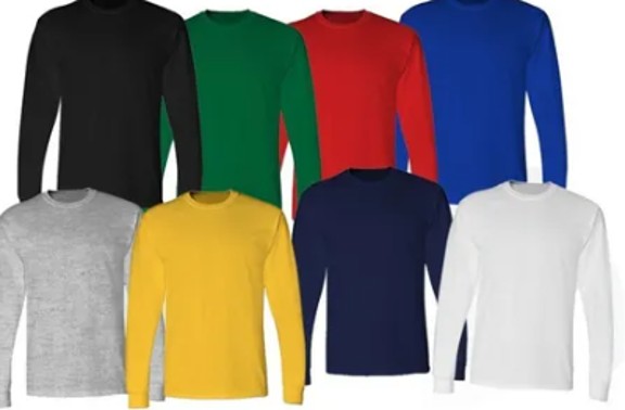 PLAYERA CUELLO REDONDO MANGA LARGA YAZBEK