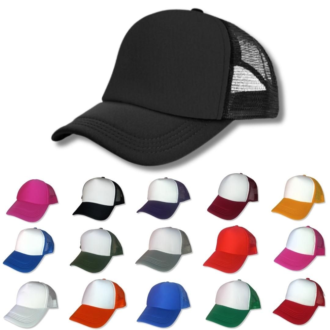 GORRA FRENTE ESPONJA CON MALLA