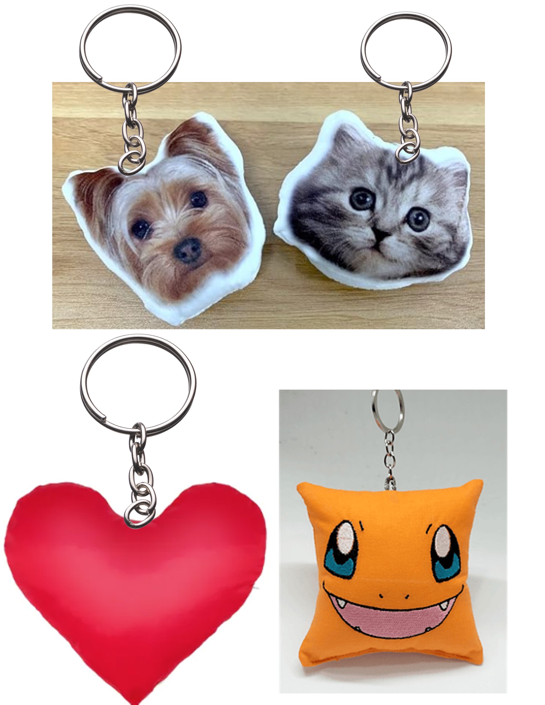 LLAVERO ALMOHADITA FIGURA ESPECIAL