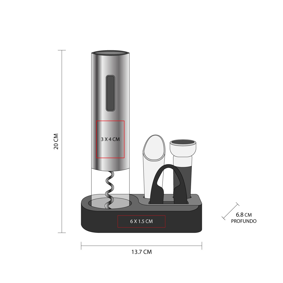 SET PARA VINOS DRUVA